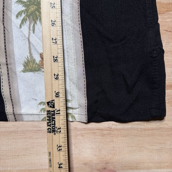 Original Island Wear by Island Shores Button Front Hawaiian Palm Shirt Sz M - Picture 5 of 6